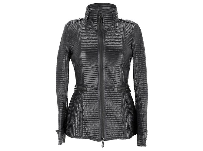 Burberry Steppjacke aus schwarzem Polyester