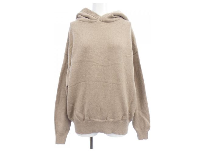 Autre Marque Crepuscule Kapuzenpullover aus Kaschmir-Mischung Braun
