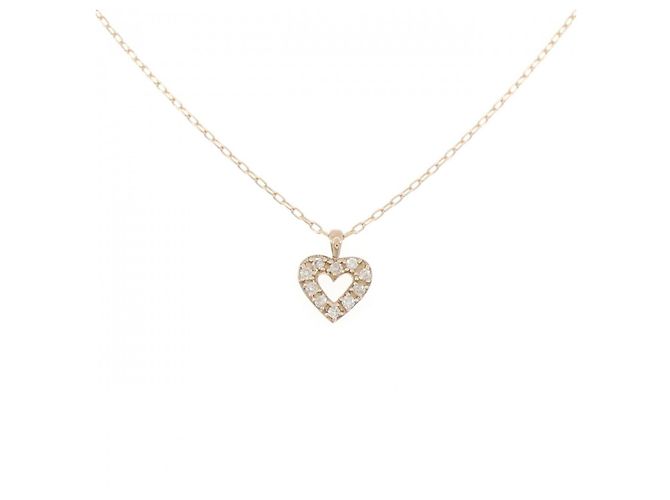 Autre Marque Au750 Diamant Halskette Pink