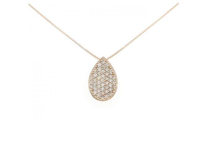 Autre Marque Au750 Diamant Halskette Pink