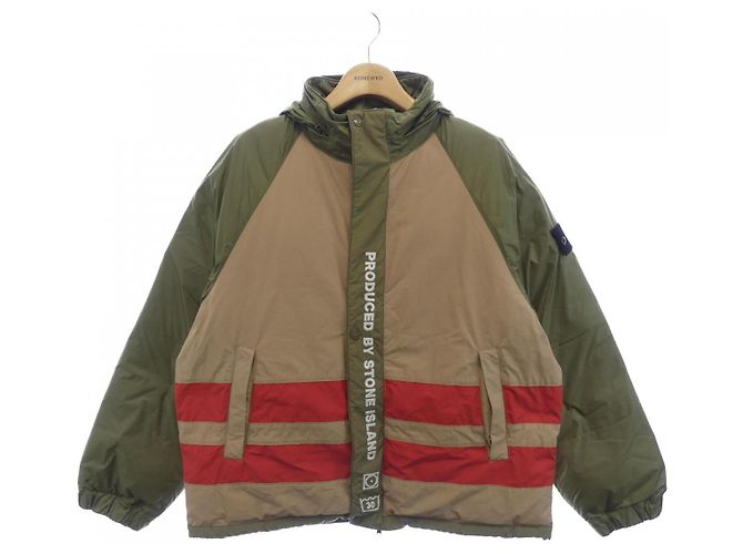 Autre Marque Stone Island SUPREME Down Jacket Beige