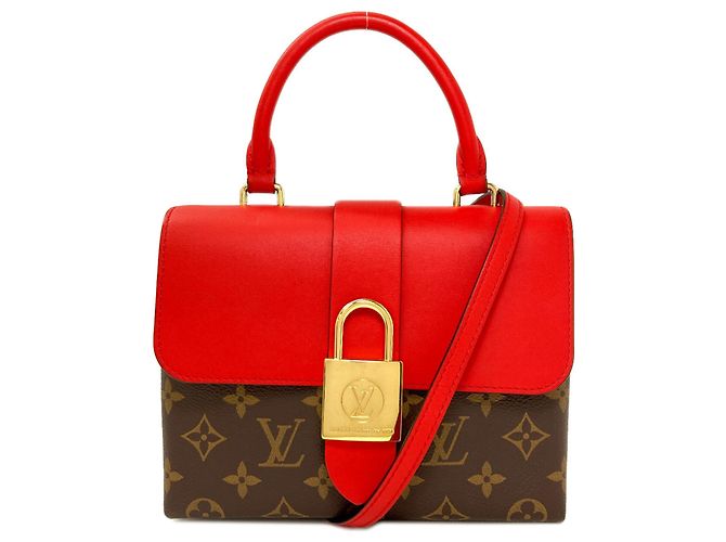 Louis Vuitton M44322 Rocky BB Handtasche Rot Monogramm