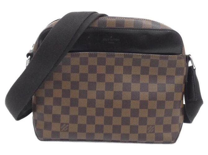 Bolsa de Ombro Louis Vuitton Damier Jake Messenger PM Damier ebene