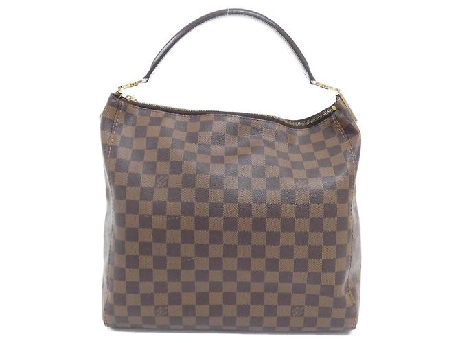 Bolsa de Ombro Louis Vuitton Damier Portobello PM Damier ebene