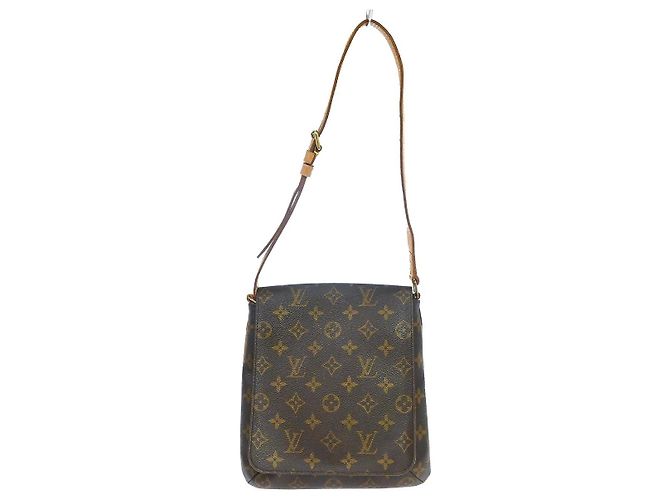 Louis Vuitton Musette Salsa Handbag Monogram Canvas PM Brown