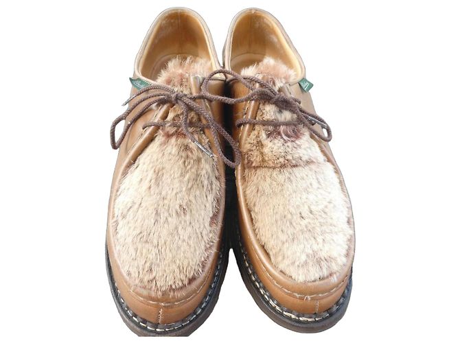 Paraboot Michael Scarpe Basse Pelle e Pelliccia - Marrone
