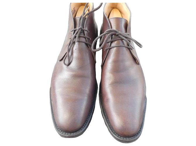 Church's Custom Grade Brown Leather Chukka Boots