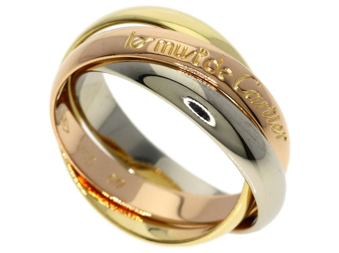 Anillo Cartier Trinity en oro rosa blanco y amarillo 18K