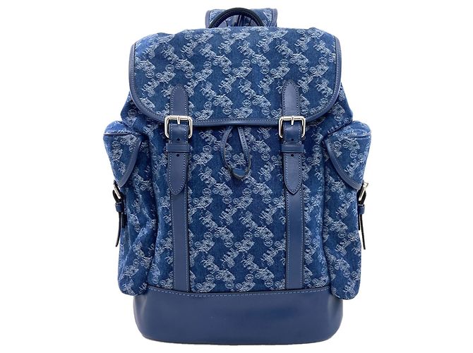 Coach CAJ51 Hitch Backpack Blue