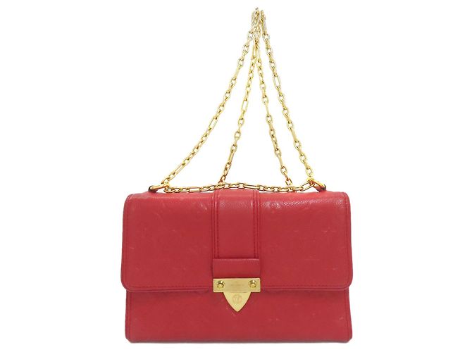 Bolsa de ombro Louis Vuitton Saint Sulpice PM Vermelho