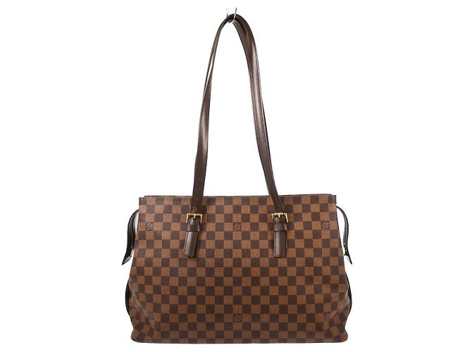 Borsa Louis Vuitton Chelsea Damier Marrone