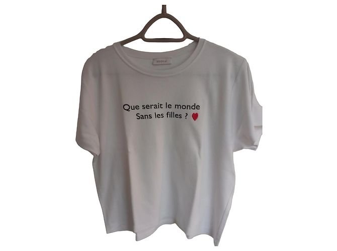 Kookaï T-shirt bianca grafica Bianco