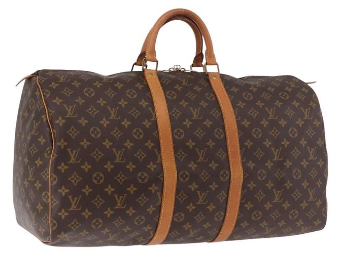 Louis Vuitton Keepall Monogram Canvas 55 Marrom