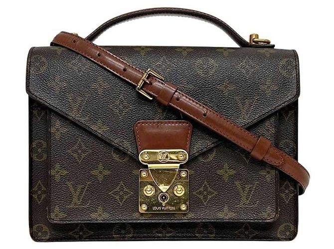 Louis Vuitton Monceau Handtasche Braun Monogramm