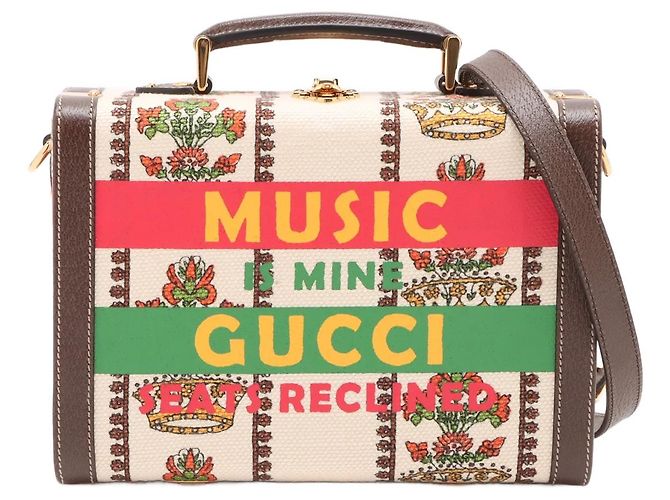 Gucci 100 Centennial "Music Is Mine" canvas medium Multicor