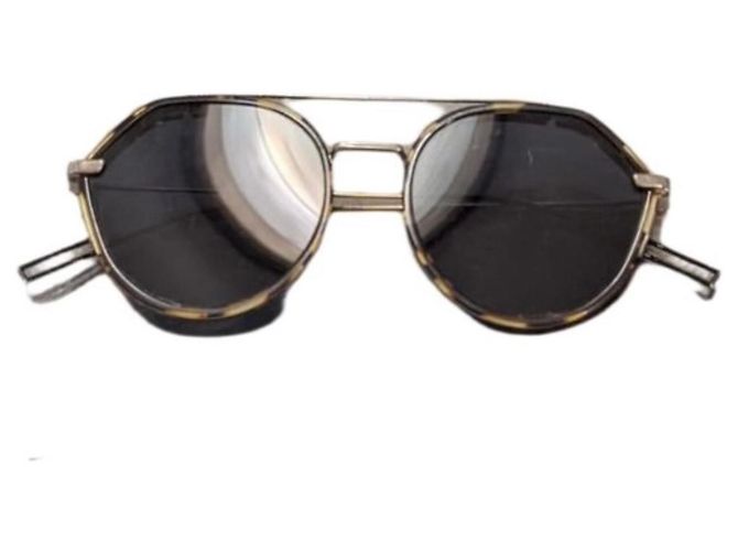 Occhiali da sole Dior 0219s Tartarugati e Blu Marrone Metallico