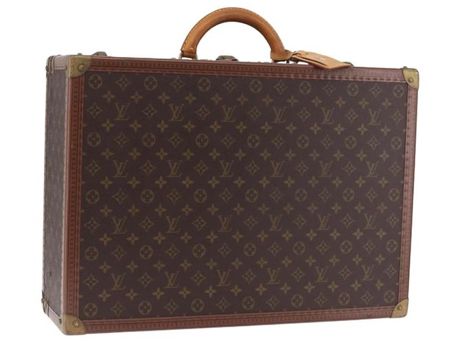 LOUIS VUITTON Monogram Alzer 55 Trunk M21229 LV Auth 185559A Monogramme