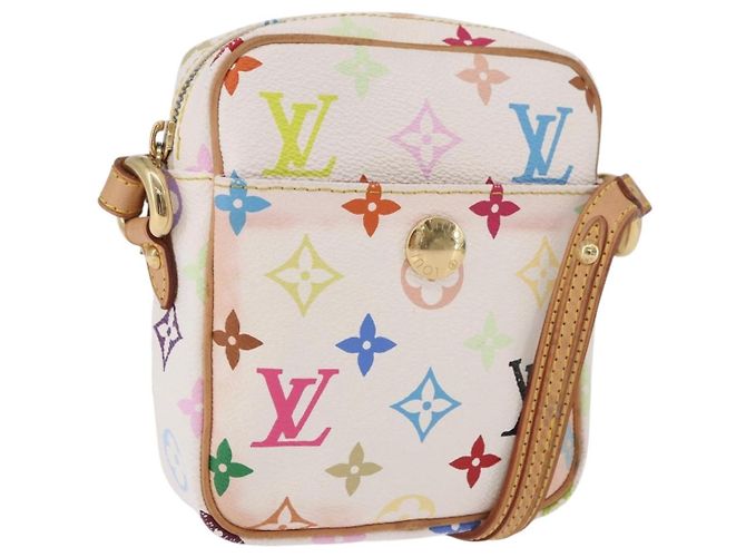 LOUIS VUITTON Monogram Multicolor Lift Shoulder Bag White M40055 LV Auth 187196A Blanc