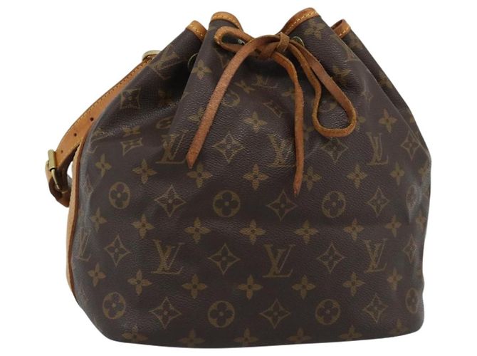 LOUIS VUITTON Bolso de Hombro Monogram Petit Noe M42226 LV Auth 185703A Monograma