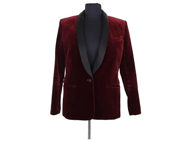 Autre Marque Blazer granate Burdeos