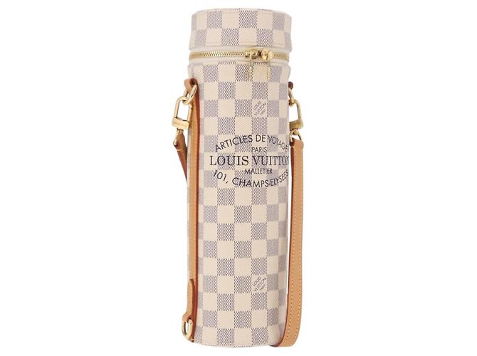 LOUIS VUITTON Damier Azur Porte-Bouteille GI0373 Auth SW2336SAM