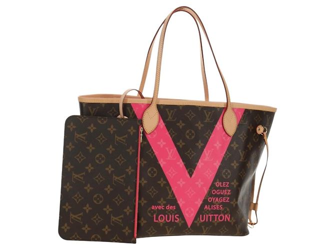 LOUIS VUITTON Borsa Tote Monogram Neverfull MM Grenard M41602 LV Auth BA13466SAM Monogramma