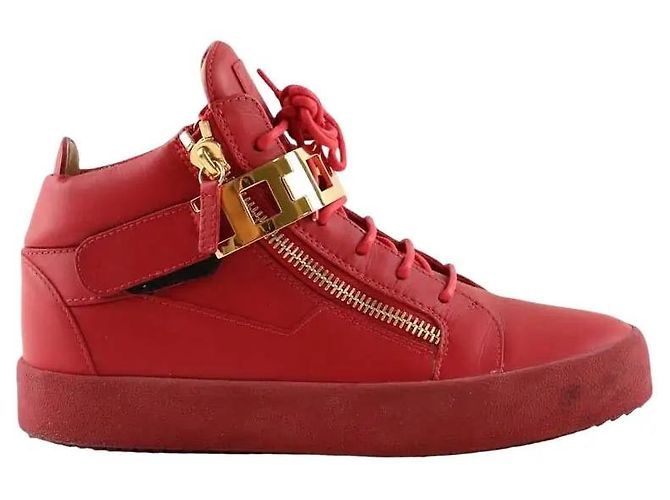 Giuseppe Zanotti Rote Low-Top-Sneaker