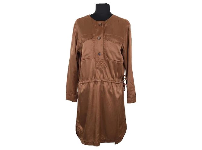 Dries Van Noten Vestido marrón Castaño