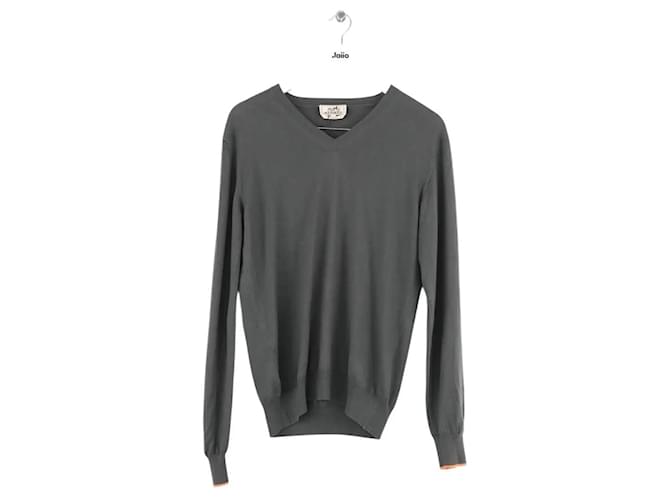 Hermès Grüner Pullover 