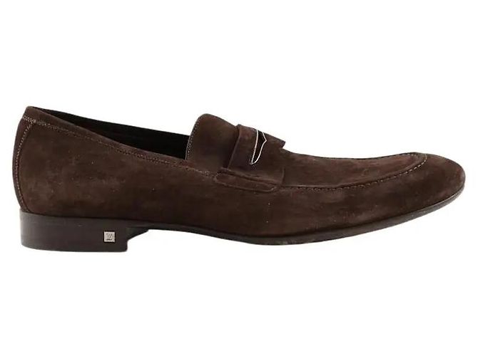 Louis Vuitton Mocasines marrones Castaño