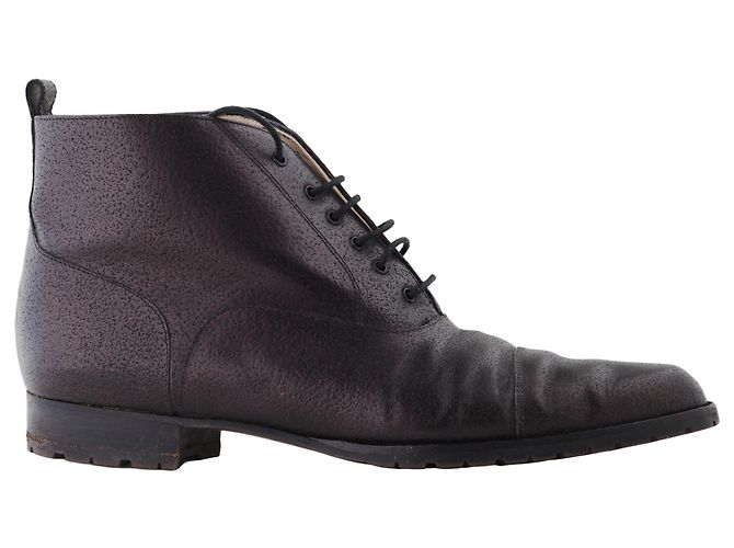 Botas de couro Vivienne Westwood Marrom