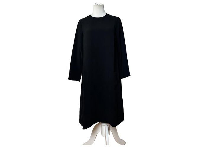 Robe sans manches vintage Miu Miu noire env. années 2000 M