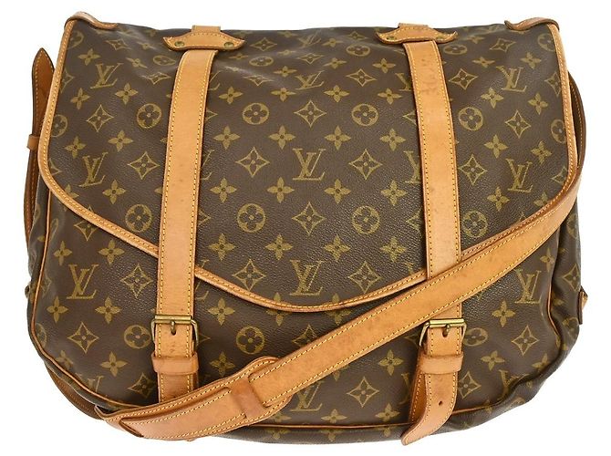 Louis Vuitton Saumur Monogram Canvas 43 Marron