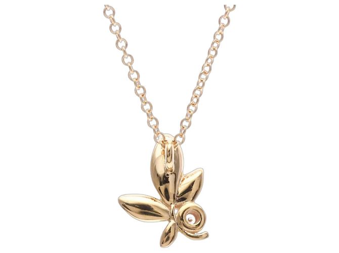 Tiffany & Co Collana Tiffany Olive Leaf in oro rosa D'oro