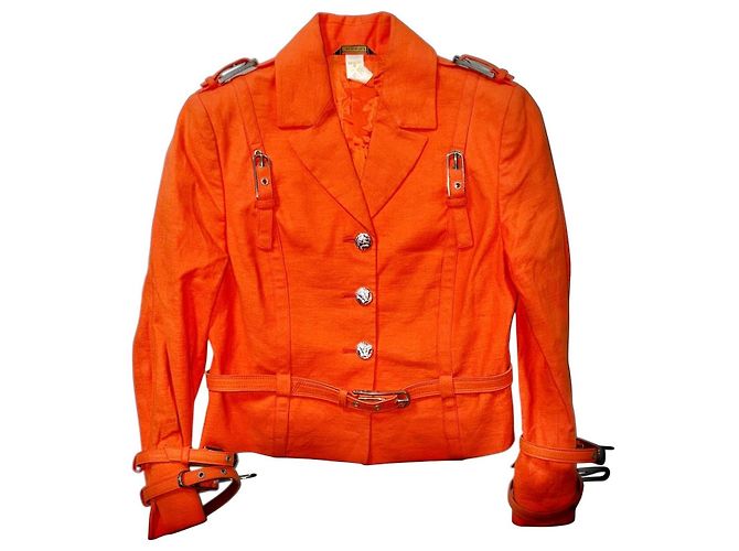 Veste Bondage Gianni Versace Orange