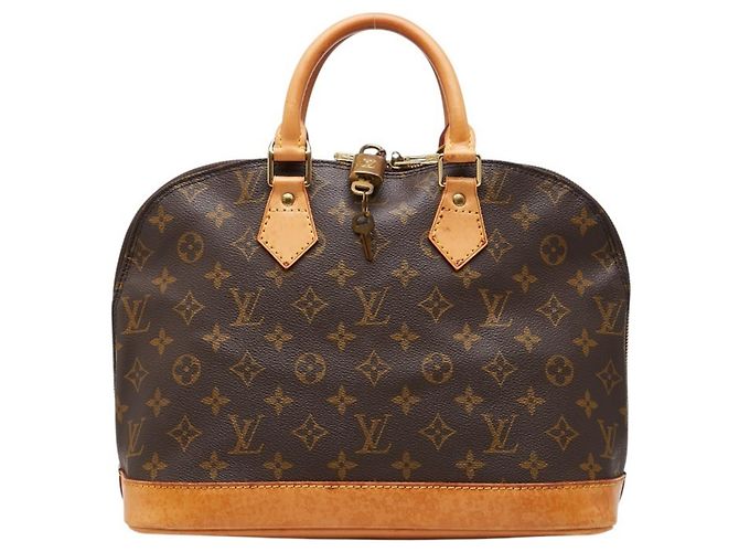 Borsa Louis Vuitton Monogram Alma Marrone
