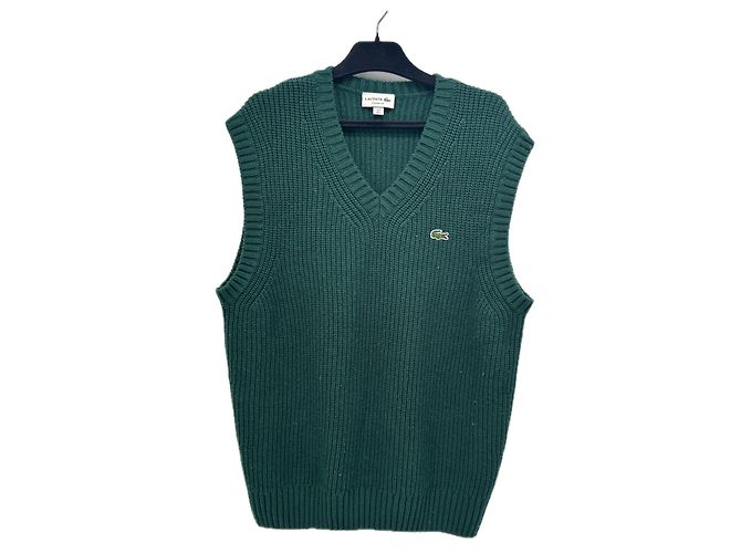 Lacoste Ärmelloser Pullover Tannengrün 