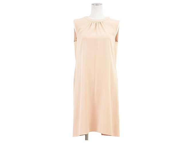 Autre Marque Ärmelloses Kleid aus Polyester von FOXEY NEW YORK Pink Beige