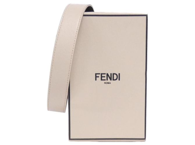 Fendi 8BT339 ADP6 Bolsa de ombro em couro de bezerro Rosa