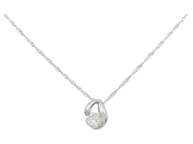 Autre Marque Collar de Diamante PT900 PT850 Plata