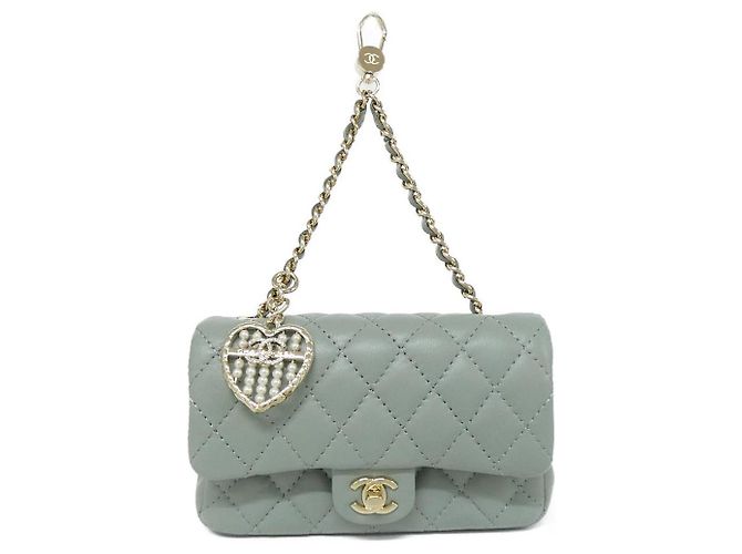 Timeless Charm per borsa in agnello Chanel Verde