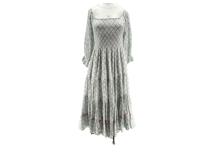 Autre Marque Vestido floral de algodón LOVE SHACK FANCY Multicolor