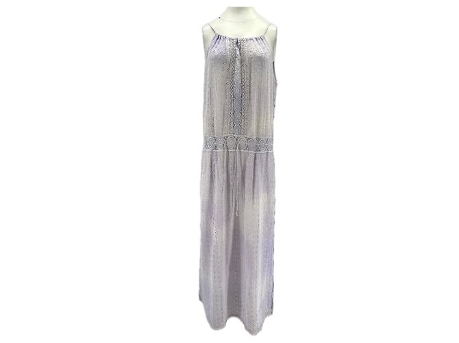Autre Marque Vestido violeta transparente Púrpura