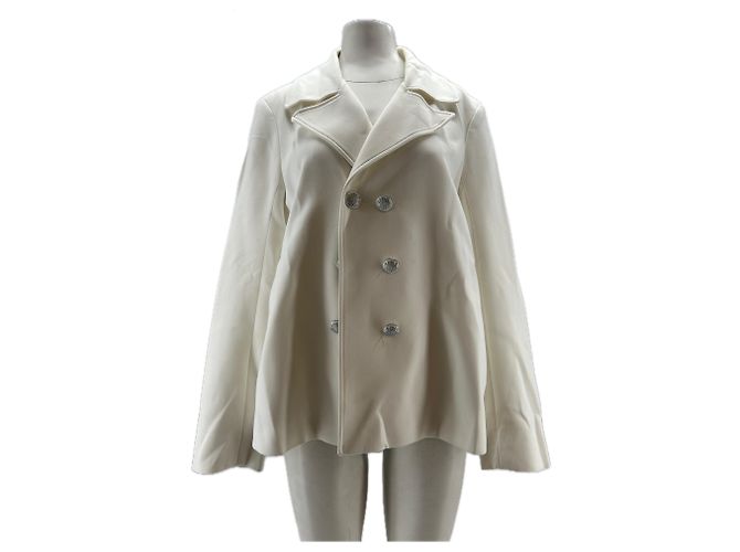 Georges Rech White Jacket Polyester Size L