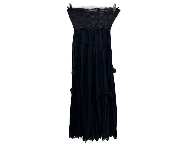 Autre Marque SUNDAY Schlitzrock Schwarz