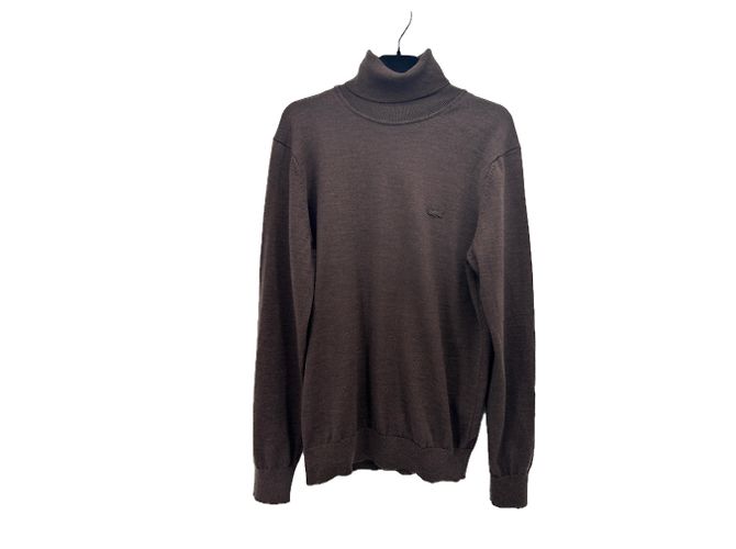 Lacoste Brauner Rollkragenpullover 
