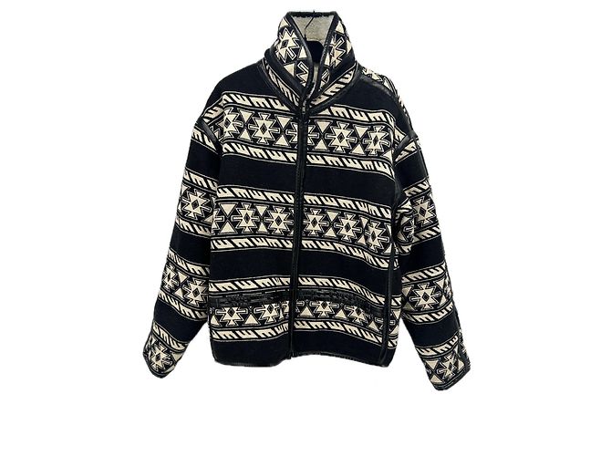 Isabel Marant Giacca bianca e nera Bianco 