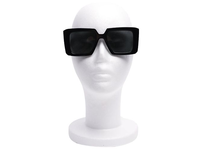 Prada Black square-frame sunglasses