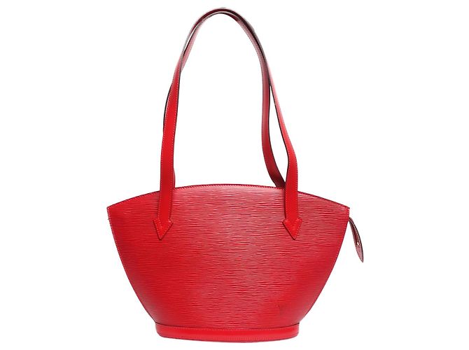 Louis Vuitton Sac cabas vintage rouge 1997 Saint Jacques