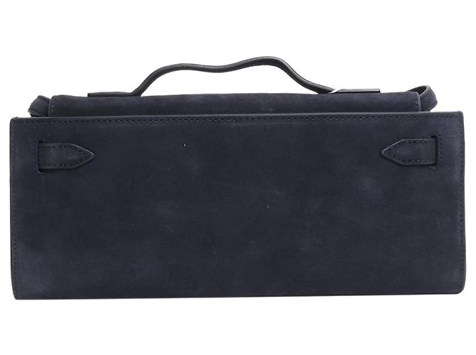 Veronica Beard Navy suede shoulder bag Navy blue